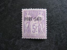 PORT-SAID: TB  N° 18, Neuf X. - Neufs