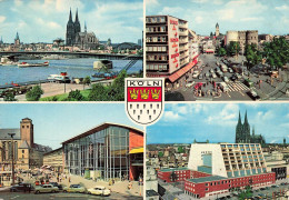 ALLEMAGNE - Köln - Pont - Fleuve - Multivues - Carte Postale - Koeln