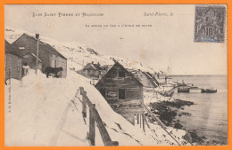 1903 - SPM - Timbre à 10 Centimes Groupe Sage Sur CP Vers NANCY - La Route Du CAP A L'AIGLE En Hiver - Cartas & Documentos