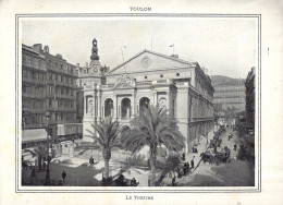 *FRANCE - TOULON - Photographie 15.5x21 Issue D'un Dépliant Ancien - Le Théatre - Other & Unclassified