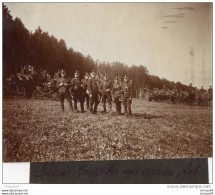 65Cu  Suisse Photo Guerre 14/18 Büreu Officiers Devant Leurs Voitures En Septembre 1914 - Autres & Non Classés