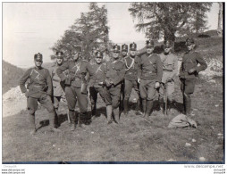 65Cu  Suisse Photo Guerre 14/18 Alpe Di Gesero Les Officiers En Aout 1915 - Autres & Non Classés