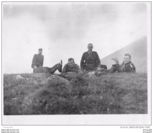 65Cu  Suisse Photo Guerre 14/18 Alpe Di Gesero Les Militaires Et Les Chevres En Aout 1915 - Autres & Non Classés