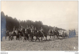 65Cu  Suisse Carte Photo Guerre 14/18 Büreu Schiessplatz Champ De Tir Convoi Militaire Attelages Septembre 1914 - Autres & Non Classés