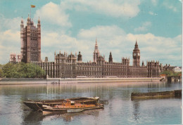 CPM. THE HOUSE OF PARLIAMENT AS SEEN FROM ACROSS THE RIVER THAMES . LONDON . ECRITE LE 25 AVRIL 1988 - Houses Of Parliament