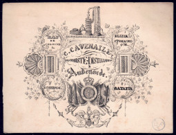 +++ Carte Publicitaire - OUDENAARDE  - AUDENARDE - C. CAVENAILLE Distillateur Liquoriste // - Oudenaarde