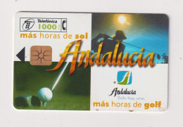 SPAIN - Golf Andalucia Chip Phonecard - Commemorative Advertisment