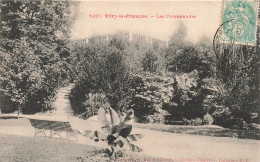 FRANCE - Vitry Le François - Vue Générale Du Lieu - Les Promenades  - Carte Postale Ancienne - Vitry-le-François