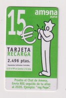 SPAIN - Amena Remote Phonecard - Commemorative Advertisment