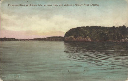 Tennessee River At Florence Alabama, Seen From Gen. Jackson Military Road Crossing,  Gelaufen - Altri & Non Classificati