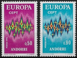 ANDORRE - EUROPA CEPT - N° 217 ET 218 - NEUF** MNH - 1972