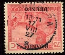 Ruanda-Urundi Usumbura Oblit. Keach 5B1-tDmy Sur C.O.B. 70 Le 17/08/1927 - Used Stamps