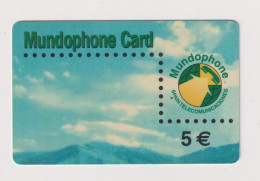 SPAIN - Mundophone Remote Phonecard - Commemorative Advertisment