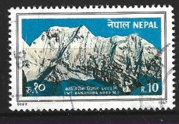 NEPAL. N°456 Oblitéré De 1987. Mont Kanjiroba. - Montagne