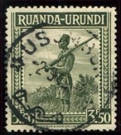 Ruanda-Urundi Usumbura Oblit. Keach 8A1 Sur C.O.B. 140 Le 02/09/1949 - Gebraucht