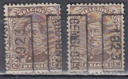 3041 Voorafstempeling Op Nr 136 - GEMBLOUX 1923  - Positie A & B - Roulettes 1920-29