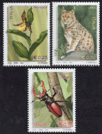 Italia / Italia 2002 Correo 2607/09 **/MNH Flora Y Fauna. (3 Sellos)  - 2001-10: Mint/hinged