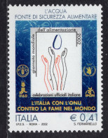 Italia / Italia 2002 Correo 2610 **/MNH Día Mundial De La Alimentación.  - 2001-10: Mint/hinged