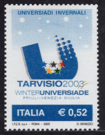 Italia / Italia 2003 Correo 2622 **/MNH Juevos Deportivos De Invierno Universit - 2001-10: Mint/hinged