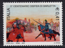 Italia / Italia 2003 Correo 2628 **/MNH V Centenario Del Dsafío De Barletta.   - 2001-10: Mint/hinged