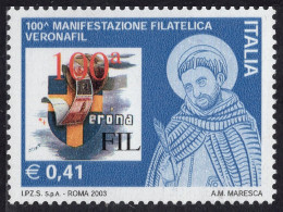Italia / Italia 2003 Correo 2645 **/MNH Exposición Filatélica "Veronafil". Vero - 2001-10: Mint/hinged