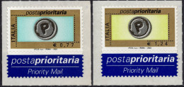Italia / Italia 2003 Correo 2651/52 **/MNH Prioritarios  0,77 + 1,24 € (2 Sello - 2001-10: Mint/hinged