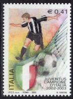 Italia / Italia 2003 Correo 2658 **/MNH Fútbol. Juventus. Campeón De Liga.   - 2001-10: Mint/hinged