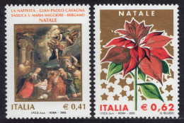 Italia / Italia 2003 Correo 2675/76 **/MNH Navidad. (2 Sellos)  - 2001-10:  Nuevos