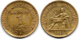 MA 30913 / France - Frankreich 1 Franc 1922 SPL - 1 Franc