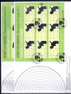 UNO Wien 2012 - Paraolympische Spiele, FDC Mit 754 - 755 Im Kleinbogen - FDC