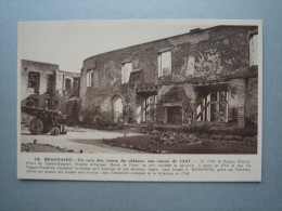BEAURAING - Un Coin Des Ruines Du Château, Son Canon De 1937 - Beauraing