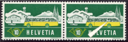 SUISSE - Z 314.2.02  10C POSTES ALPESTRES - VARIETE PASSAGER CLANDESTIN TENANT A NORMAL  ** - Unused Stamps