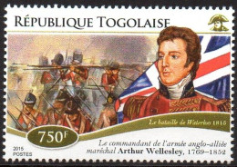TOGO 2015 - 1v - MNH - 200th Anniversary Of Waterloo Battle - Napoleon - Arthur Wellesley - France - GB - Napoléon