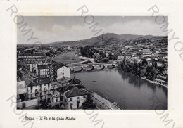 CARTOLINA  B14 TORINO,PIEMONTE-IL PO E LA GRAN MADRE-STORIA,MEMORIA,CULTURA,RELIGIONE,IMPERO ROMANO,VIAGGIATA 1951 - Fiume Po