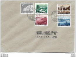 79 - 52 - Enveloppe  Avec Série Pro Patria 1955 - Cachets à Date Zürich Schwamendingen - Storia Postale