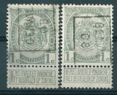 1132 Voorafstempeling Op Nr 81 - GENVAL 08 - Positie A & B - Rollo De Sellos 1900-09