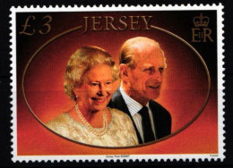 Großbritannien Jersey 1327 Postfrisch Queen Elizabeth II Und Prinz Philip #KG715 - Jersey