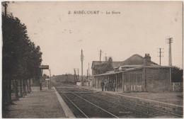 CPA Ribecourt  (60) La Gare , Mais Sans Train !!    Ed Petit Journal N° 2 - Ribecourt Dreslincourt