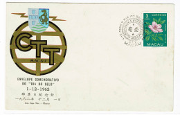 Macau, 1962, # 375, Dia Do Selo - Lettres & Documents