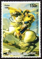 TCHAD CHAD 1999 - 1v MNH - Napoleon - French Empire - France - Horse - Horses - Pferd - Pferde - Caballos - Paarden - Napoleone