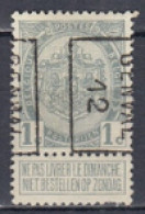 1834 Voorafstempeling Op Nr 81 - GENVAL 12 - Positie B - Rollenmarken 1910-19