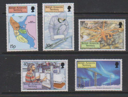 British Antarctic Territory (BAT) 1999 Survey Discoveries 5v   ** Mnh (59162) - Nuevos