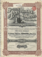 -Titre De 1910 - Société D 'Electricité D' Odessa - N° 01548 - Russland