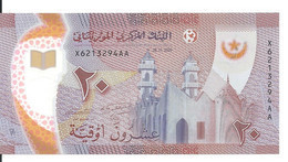 MAURITANIE 20 OUGUIYA 2020-21 UNC P 28 - Mauritania