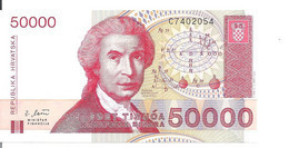 CROATIE 50000 DINARA 1993 UNC P 26 - Kroatien