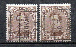 2545 Voorafstempeling Op Nr 136 - GENVAL 20  - Positie A & B - Rollo De Sellos 1920-29