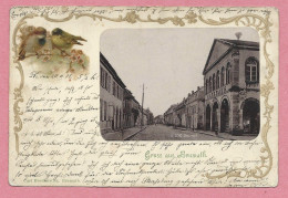 67 - GRUSS Aus BRUMATH - Carte Fantaisie Oiseaux - Rathaus - Hotel De Ville - Voir état - Brumath