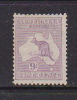 AUSTRALIA    1919   9d Violet    Die II B     MH - Mint Stamps