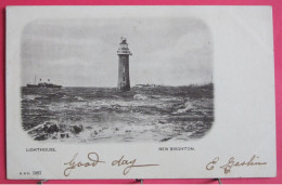 Visuel Très Peu Courant - Angleterre - New Brighton - Lighthouse - CPA Précurseur 1902 - Otros & Sin Clasificación