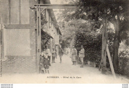 74Dse  78 Achéres Hotel De La Gare - Acheres